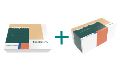 移宇A8 200U Nano貼片泵，1套（包含1盒泵體控制器和1盒儲藥貼）