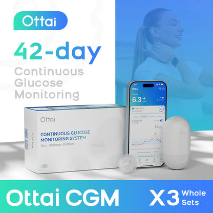 Ottai CGM 持續葡萄糖監測系統（M8），3盒