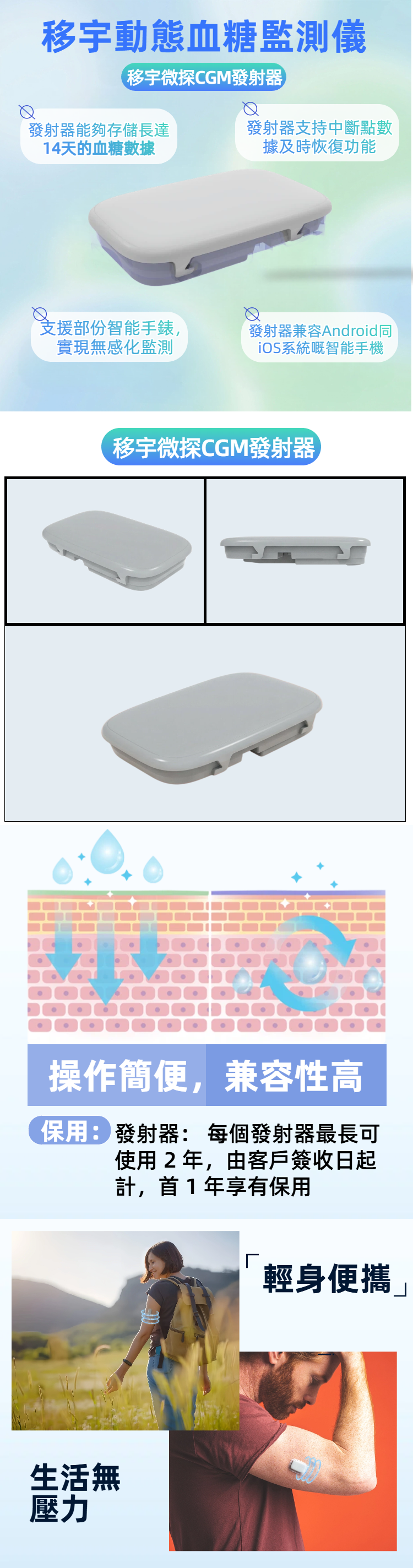 移宇微探CGM發射器, 1盒